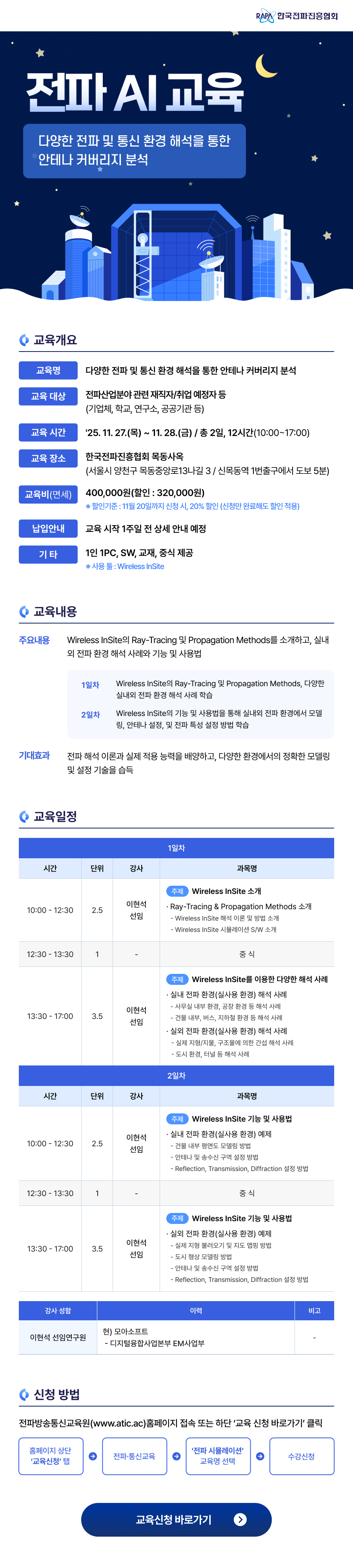 다양한 전파 및 통신 환경 해석을 통한 안테나 커버리지 분석